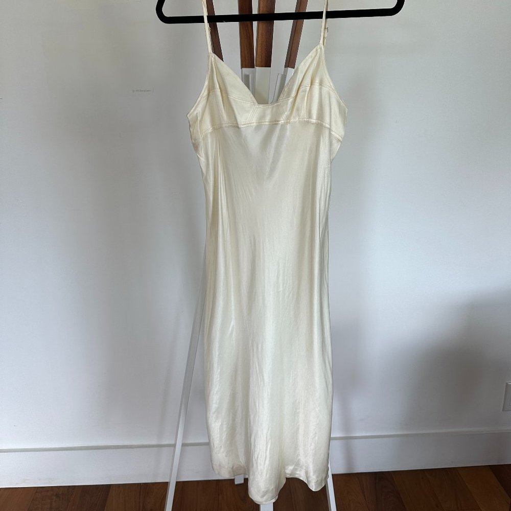 Satin Theory Slip Dress